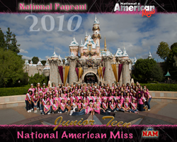The 2010 National American Miss Jr. Teen National Contestants.