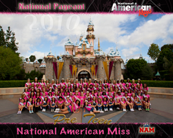 The 2010 National American Miss Jr. Pre-Teen National Contestants.