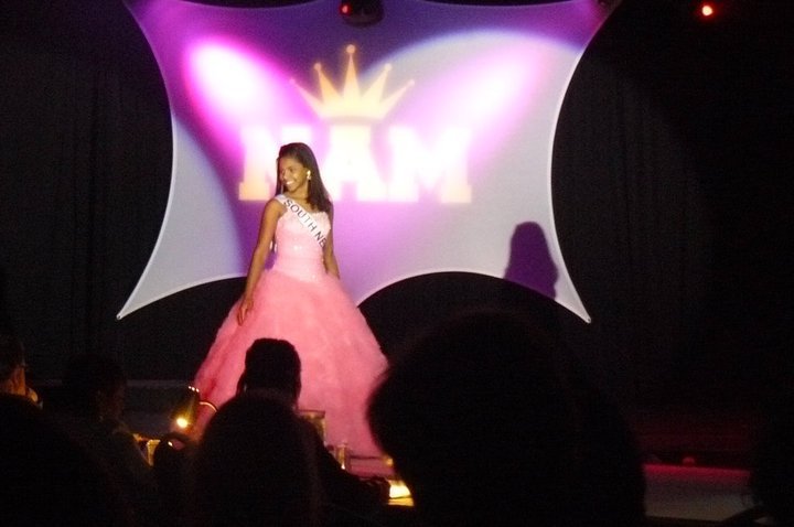Miss South New York Pre-Teen in the Formal Wear Competition